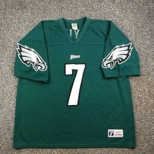 Vintage Philadelphia Eagles #7 Bobby Hoying Jersey Logo 7 Green Mens XL